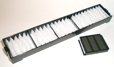 SANYO PLV-Z4 air filter small and big