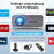 Projektor Giaomar Full HD 1080P 15000 Lumen