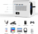 Projektor Wielio Mini Beamer mit WiFi und Bluetooth