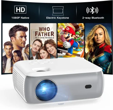 Bild GROVIEW 1080P Bluetooth Projector